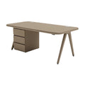 **Technische titel in het Nederlands: Moderne bureau met drie lades en minimalistisch ontwerp**