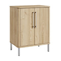 **Technische Titel in het Nederlands: Moderne houten kast met twee deuren**